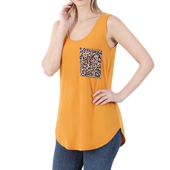 Leopard Pocket Tank - Picture 1 of 1